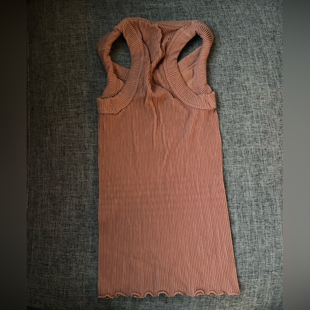 Intimately Free People Ribbed Seamless Tank in Copper Rose! NWOT - Picture 6 of 7